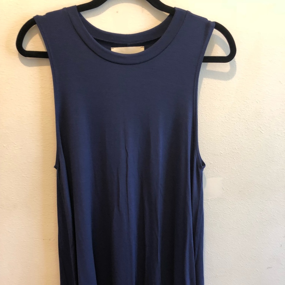 Navy blue tank dress/tunic